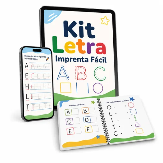 Kit Letra Imprenta Fácil